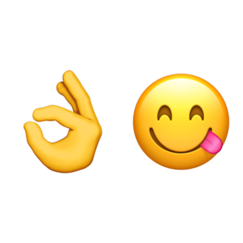 👌😋 Emoji Domain iOS rendering